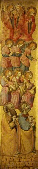 Saint Peter and Saint Paul with Angels, 1400, Olivuccio di Ciccarello