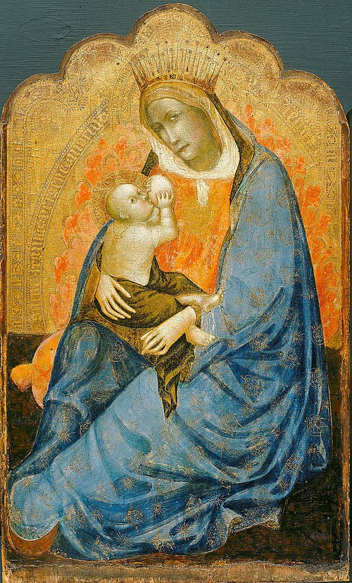 Madonna of Humility, 1387, Olivuccio di Ciccarello
