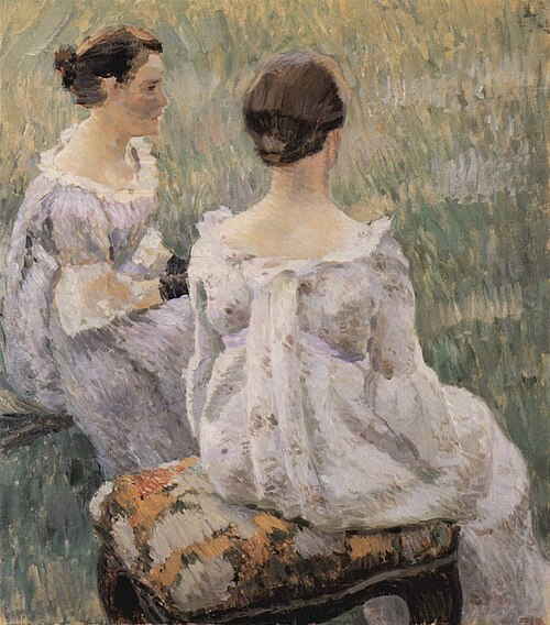 Two Sitting Ladies, 1899, Victor Borissov-Moussatov