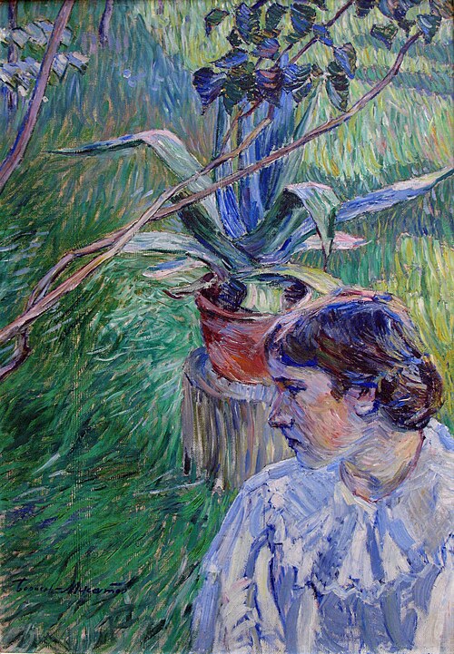 Girl with Agave, 1897, 1897, Victor Borissov-Moussatov