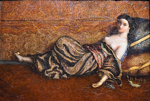 L'odalisque au repos, 1849, Henri Soulié