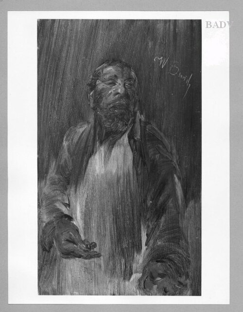 Beggar, 1857, Wilhelm Busch