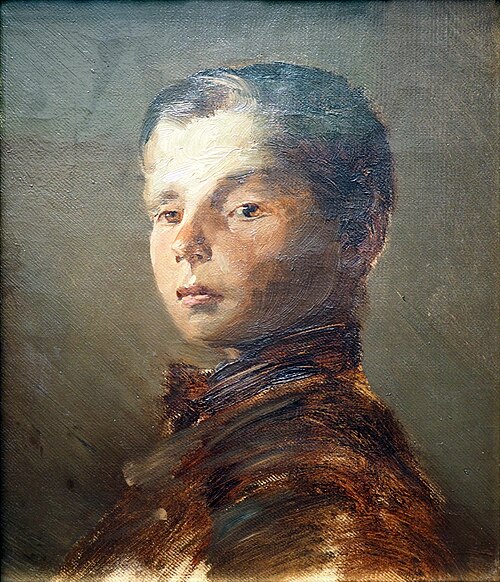 Portrait of a Young Man, 1875, Wilhelm Busch