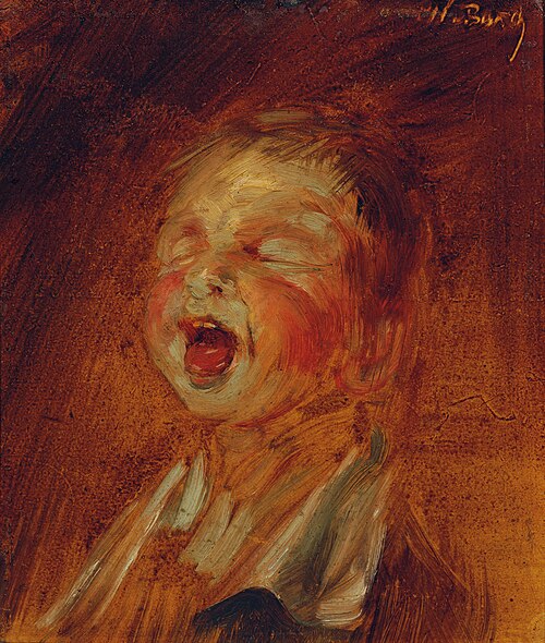 Schreiender Knabe, 1873, Wilhelm Busch