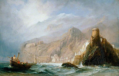 A Rocky Bay, 1839, Clarkson Frederick Stanfield