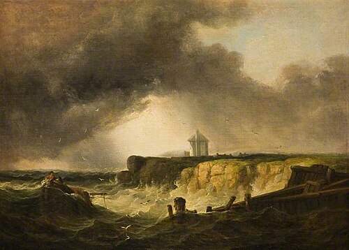Fishing Boats off the Coast, 1837, Clarkson Frederick Stanfield