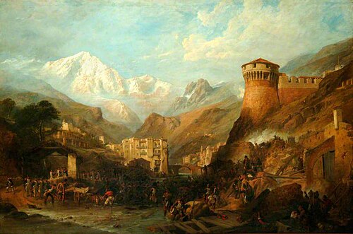 The Battle of Roveredo, 1796, 1846, Clarkson Frederick Stanfield