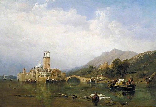 In the Gulf of Venice, Italy, 1848, Clarkson Frederick Stanfield