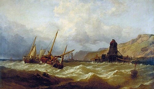 Oxwich Bay, 1851, Clarkson Frederick Stanfield