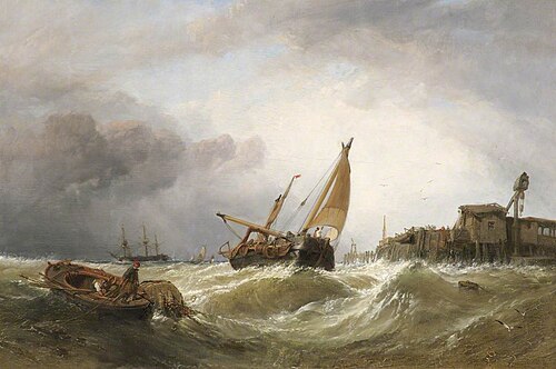 The Mouth of the Texel, 1855, Clarkson Frederick Stanfield