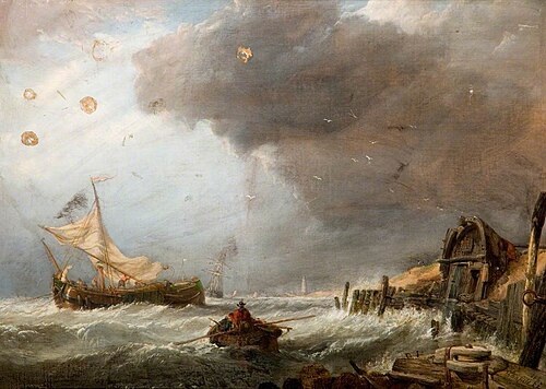 Off Calais, 1856, Clarkson Frederick Stanfield