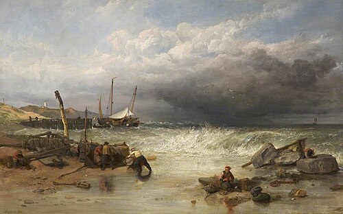 On the Coast of Brittany, 1858, Clarkson Frederick Stanfield