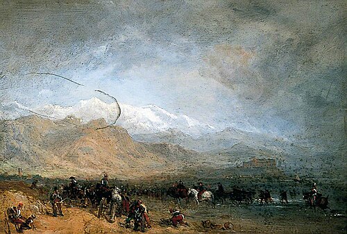 French Troops Fording the Magra, , Clarkson Frederick Stanfield