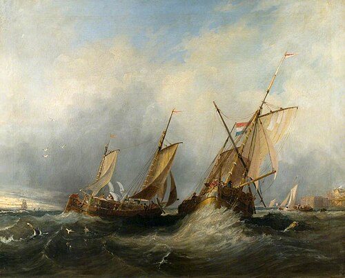 Dutch Shipping Vessels Taking the Brill, , Clarkson Frederick Stanfield