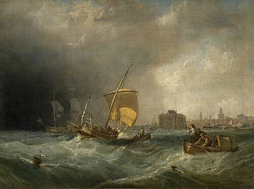 The Coming Storm, Calais, , Clarkson Frederick Stanfield