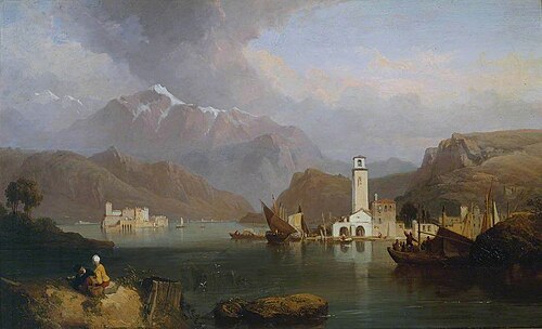 Lake Como, 1825, Clarkson Frederick Stanfield