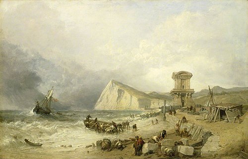 Shakespeare Cliff, Dover, 1849, 1862, Clarkson Frederick Stanfield