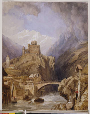 Landeck, Austrian Tyrol, 1830, Clarkson Frederick Stanfield