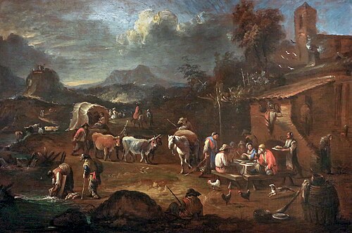 Le campement, , Ernest Daret