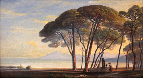 La pinède à Juan-les-pins, , Adolphe Fioupou