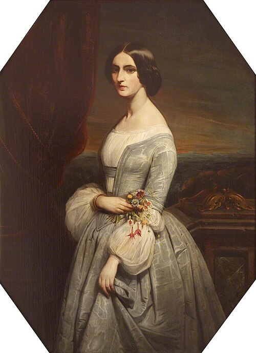 Eliza Horatia Frederica Seymour, Vicountess Clifden, later Lady Stirling (1833-1896), 1852, Claudius Jacquand
