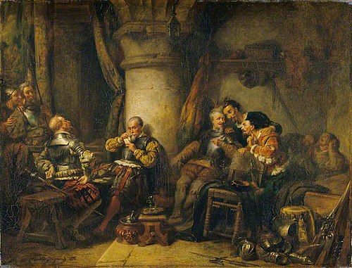Guard Room Scene, 1856, Claudius Jacquand