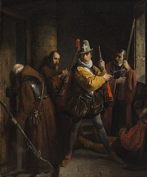 Scène de la Ligue, 1837, Claudius Jacquand
