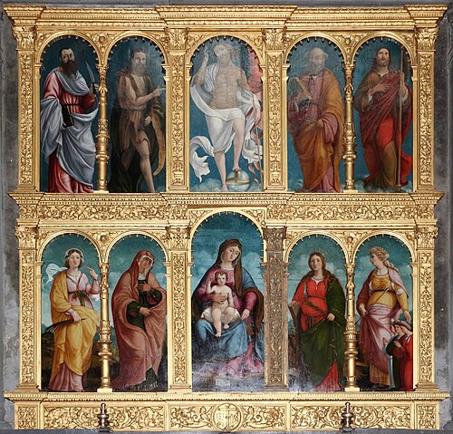 Polittico Santo Spirito, 1525, Andrea Previtali