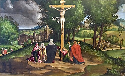 Crucifixion, 1517, Andrea Previtali