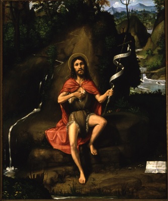St John in the Wilderness, 1521, Andrea Previtali