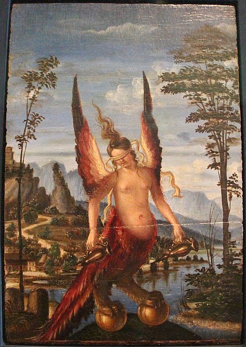 Allégorie de la Fortune ailée, 1490, Andrea Previtali