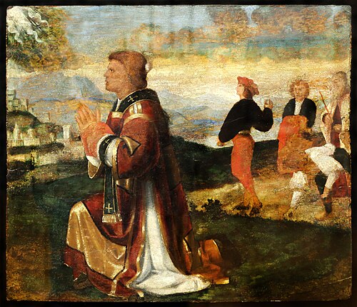 Stoning of S. Stephan, 1512, Andrea Previtali