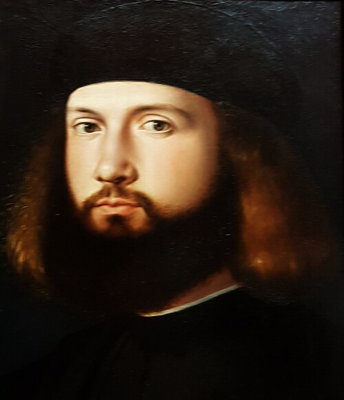 Ritratto di uomo barbuto (Andrea Previtali), 1510, Andrea Previtali