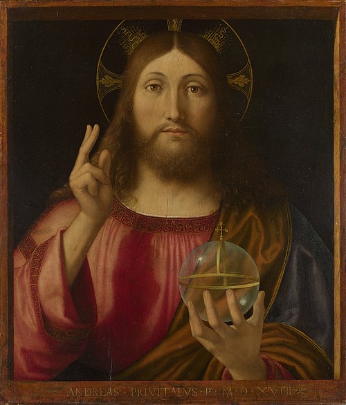 Salvator Mundi, 1519, Andrea Previtali