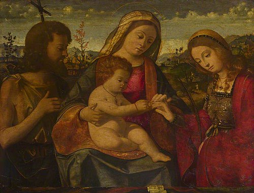 The Virgin and Child with Saints, 1504, Andrea Previtali
