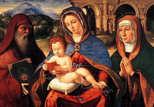 Madonna Baglioni, 1512, Andrea Previtali