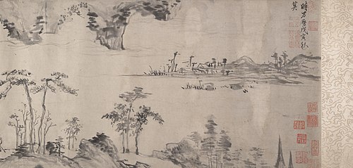 River Landscape, 1578, Xiang Yuanbian