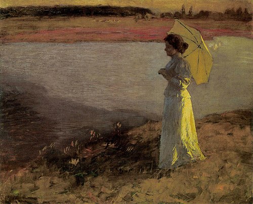 Woman by the Water, 1897, Béla Iványi-Grünwald