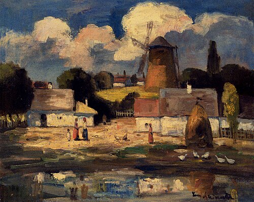 Village Scene, , Béla Iványi-Grünwald