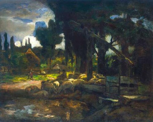 Midday Break, 1925, Béla Iványi-Grünwald