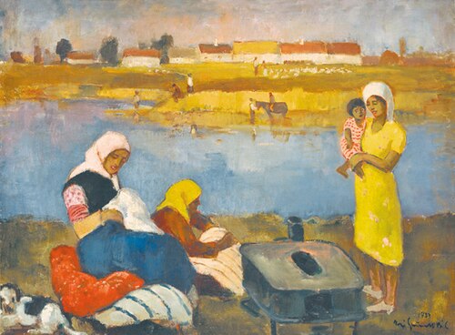 On the Riverside, 1933, Béla Iványi-Grünwald