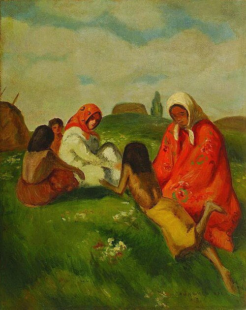On the Riverside, 1906, Béla Iványi-Grünwald