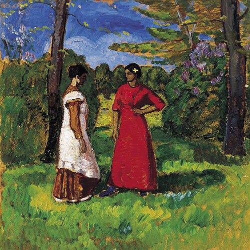 Girls from Kecskemét, 1912, Béla Iványi-Grünwald