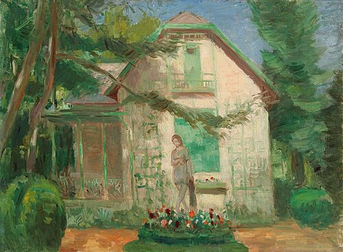 Park Details with a House, , Béla Iványi-Grünwald