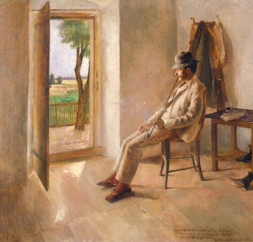 Summer (Smoking Boy), 1890, Béla Iványi-Grünwald