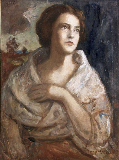 Portrait of artist's wife, , Béla Iványi-Grünwald
