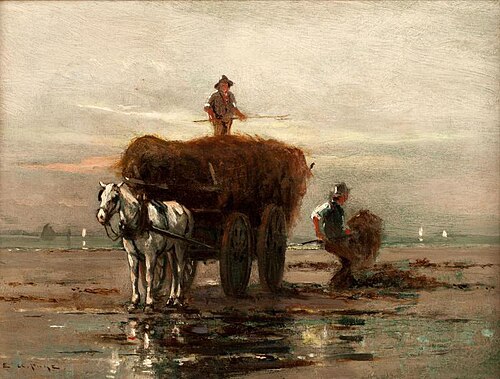 Seaweed Harvesting, 1890, Edward A. Page