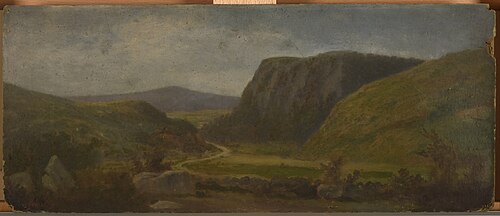 Paysage ardennais, 1850, François Clovis Hécart-Gaillot