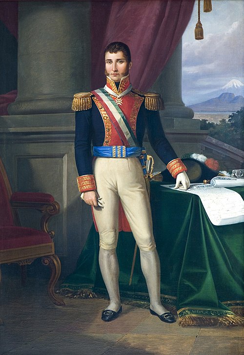 Porträt des Austín I (1783-1824), 1865, Primitivo Miranda