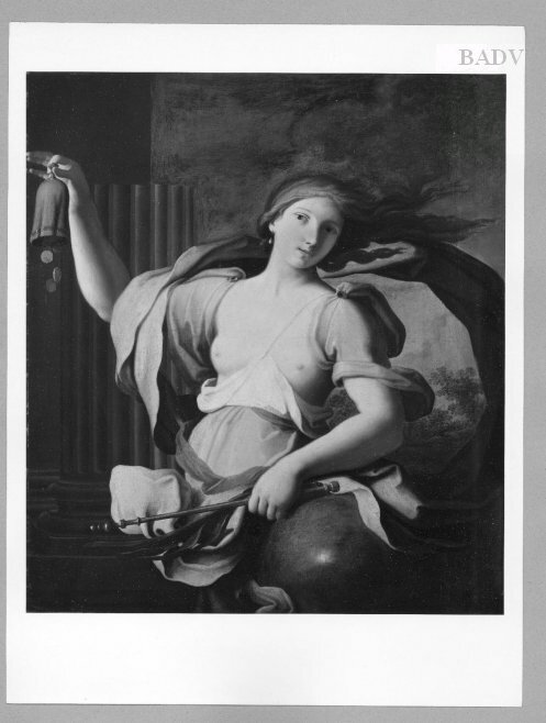 "Fortuna", allegorische weibliche Figur, 1615, Lorenzo Cerrini